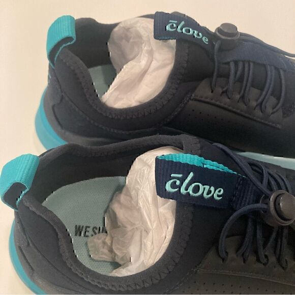 NWOB Clove Limited Edition Sneaker in Aqua Blue Size 9.5 - Picture 7 of 13